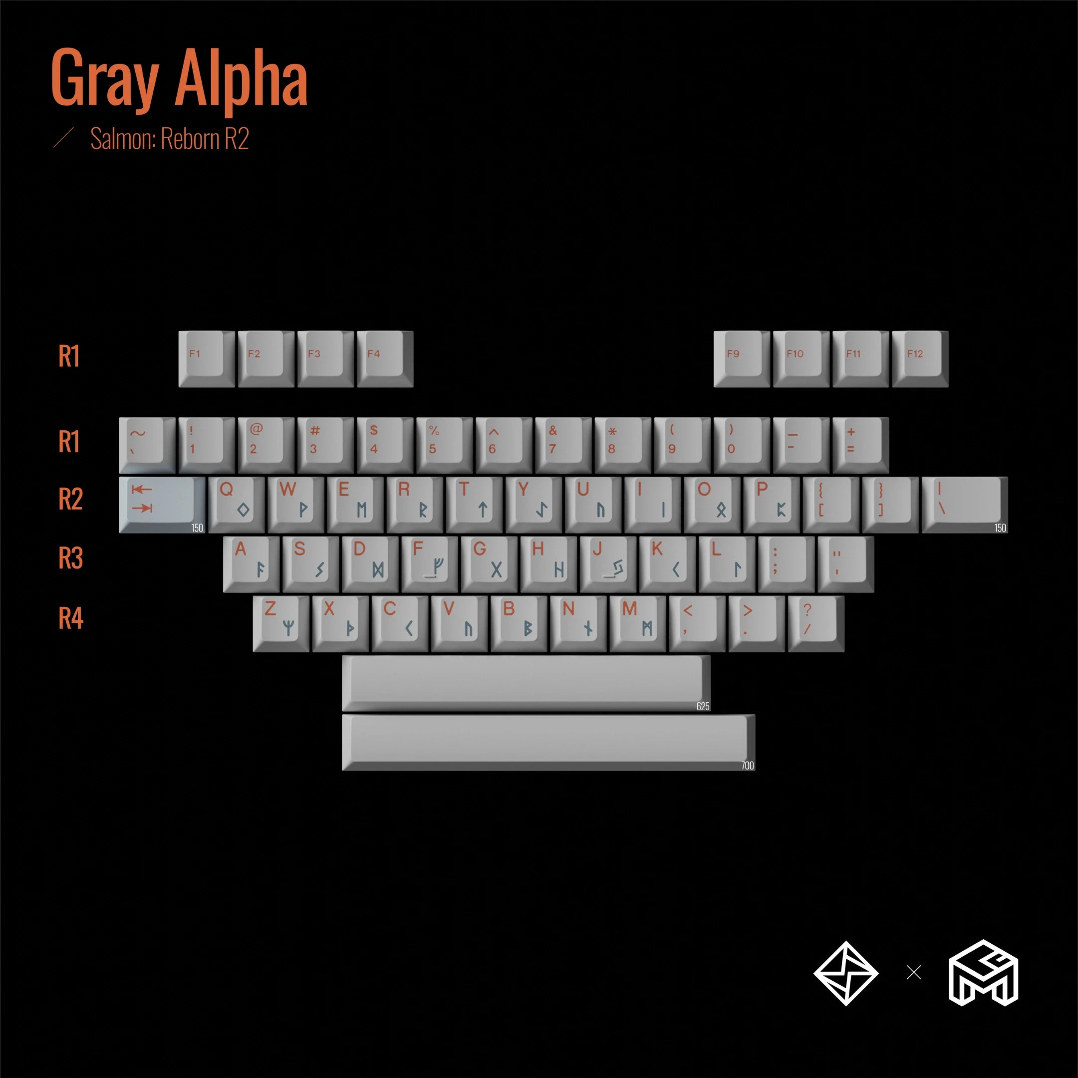 (Pre-Order) GoMaster Salmon Reborn R2 Keycap Set