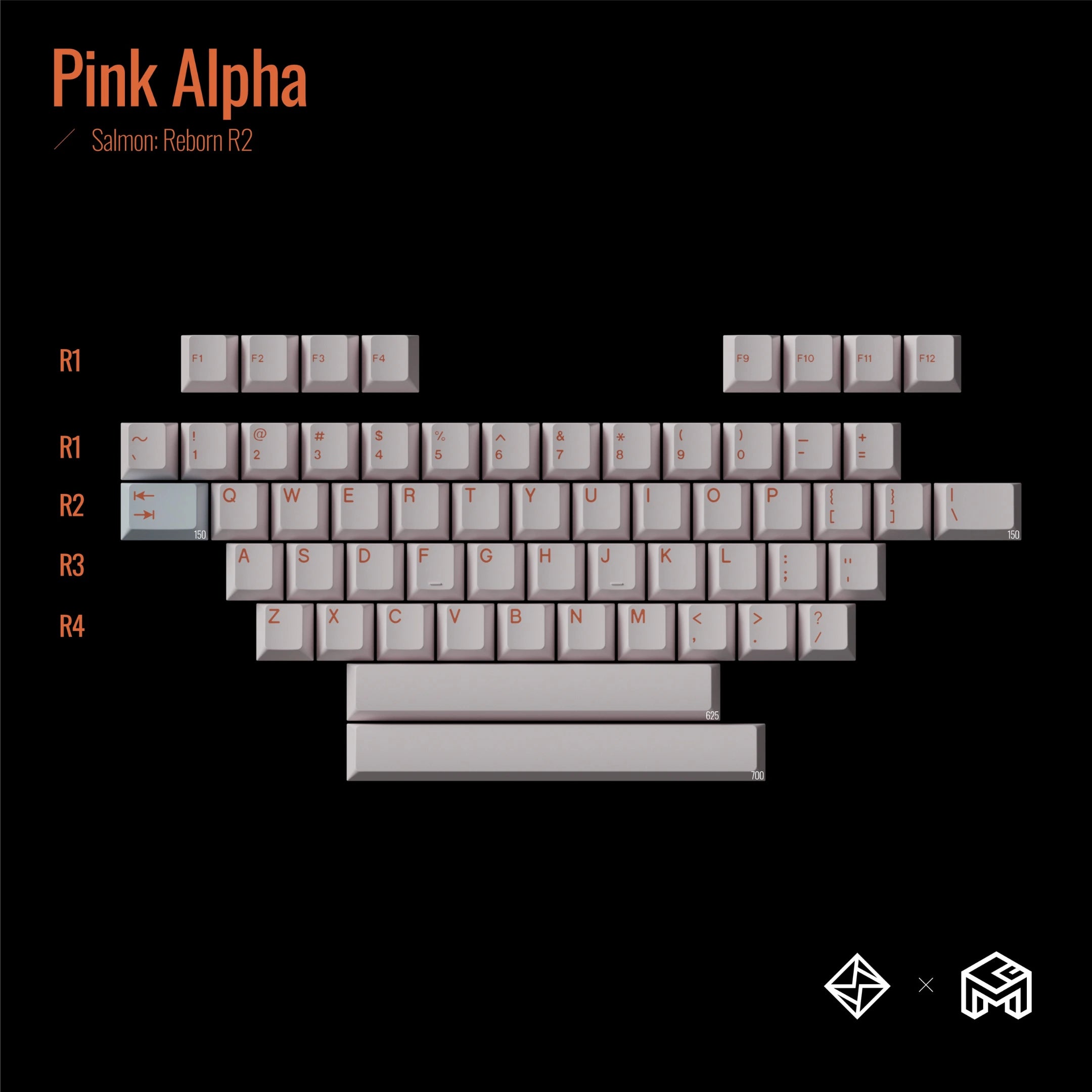 (Pre-Order) GoMaster Salmon Reborn R2 Keycap Set