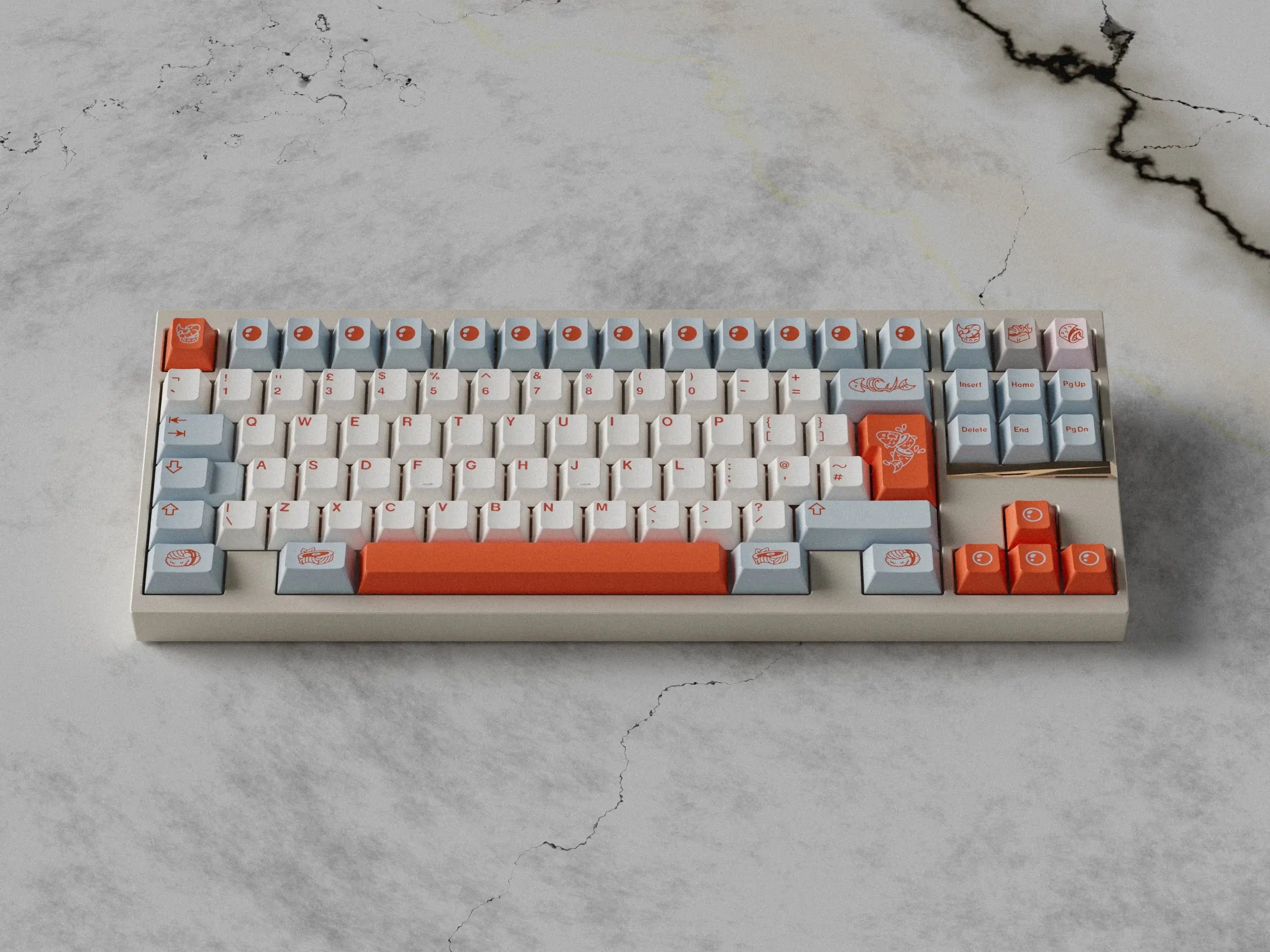 (Pre-Order) GoMaster Salmon Reborn R2 Keycap Set