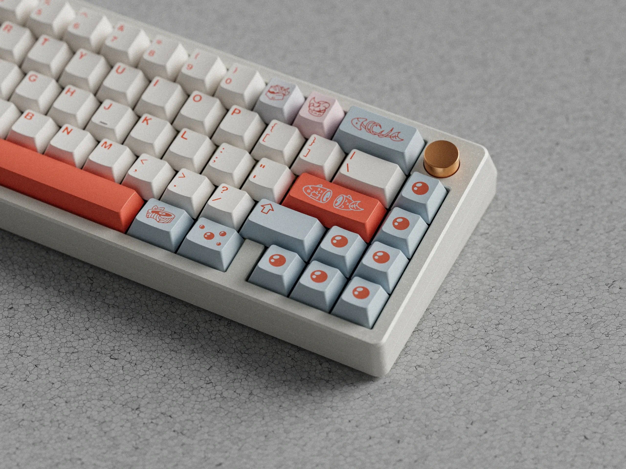 (Pre-Order) GoMaster Salmon Reborn R2 Keycap Set